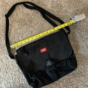 Dickies black crossbody bag 13.5”